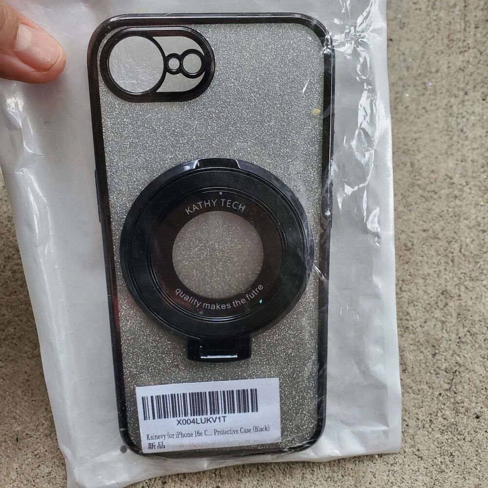 For IPhone 16e Black Case